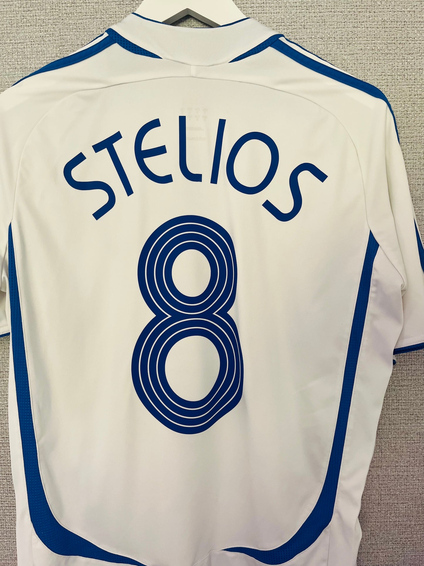 Greece away football shirt 2006/08 Stelios Medium