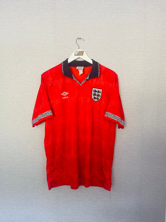 England away football shirt W/C Italia 90 Large