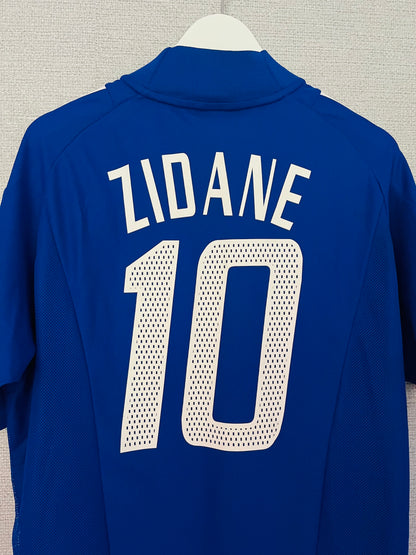 France home football shirt          W/C 2002 Zidane Large