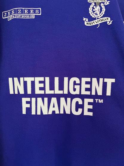 Livingston away cup football shirt 2002/03 Large/XL