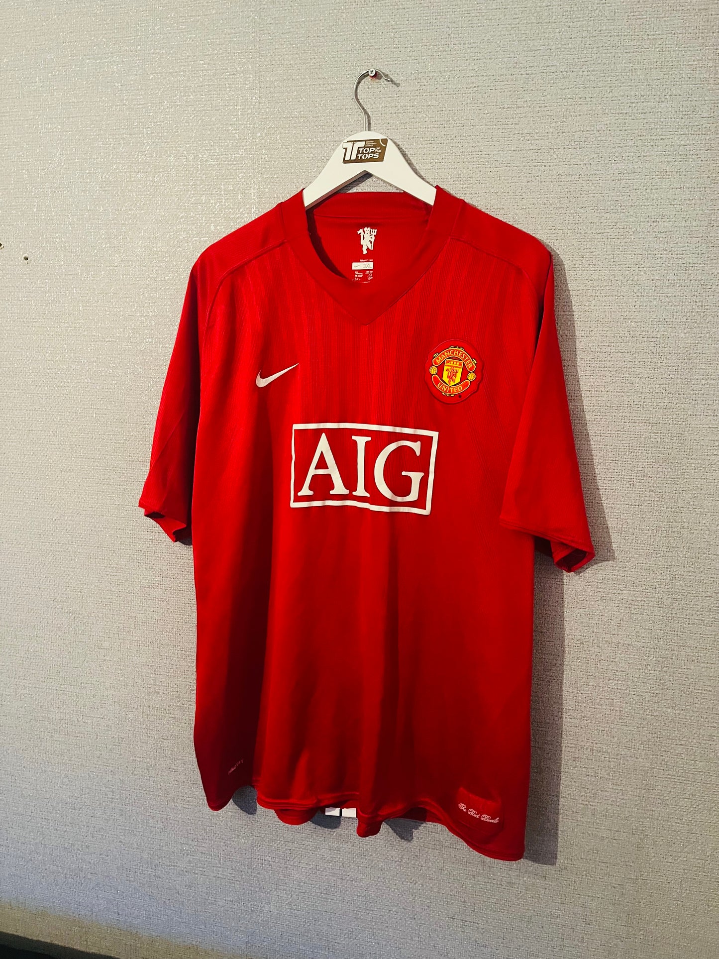 Manchester United home football shirt 2007/09 CR7 XXXL