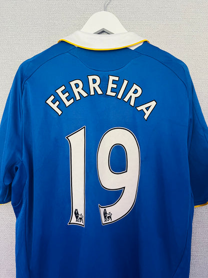 Chelsea home football shirt 2008/09 Ferreira XL