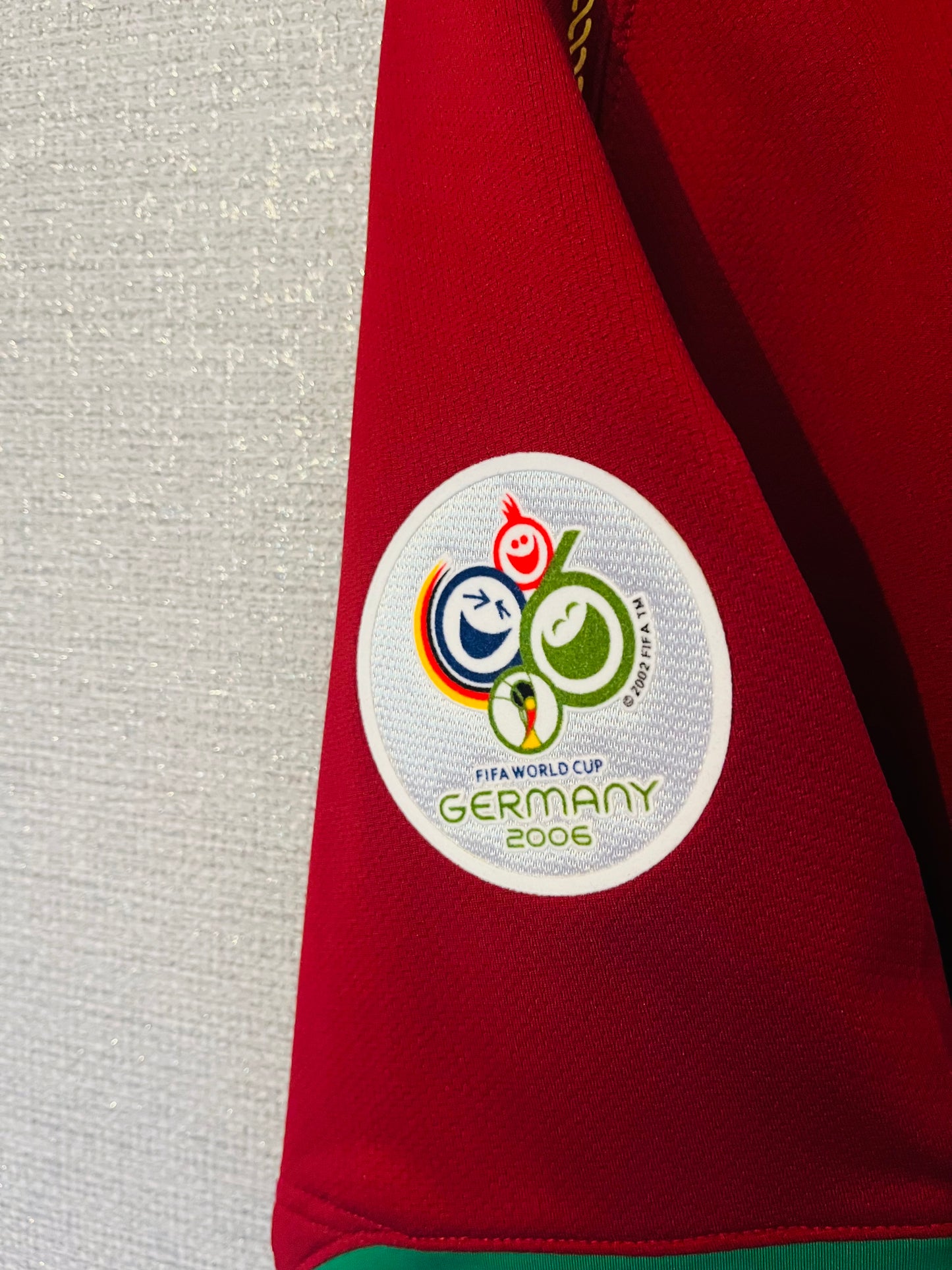Portugal home football shirt W/C 2006 Ronaldo XXL