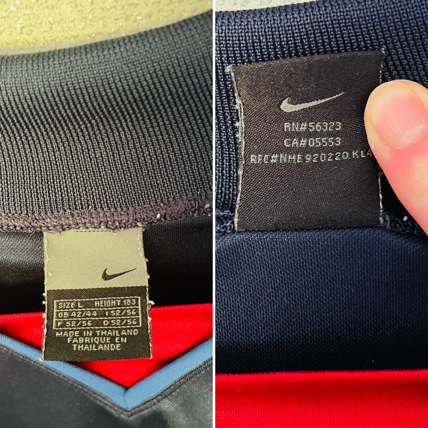 Barcelona away football shirt 2003/04 Ronaldinho Large