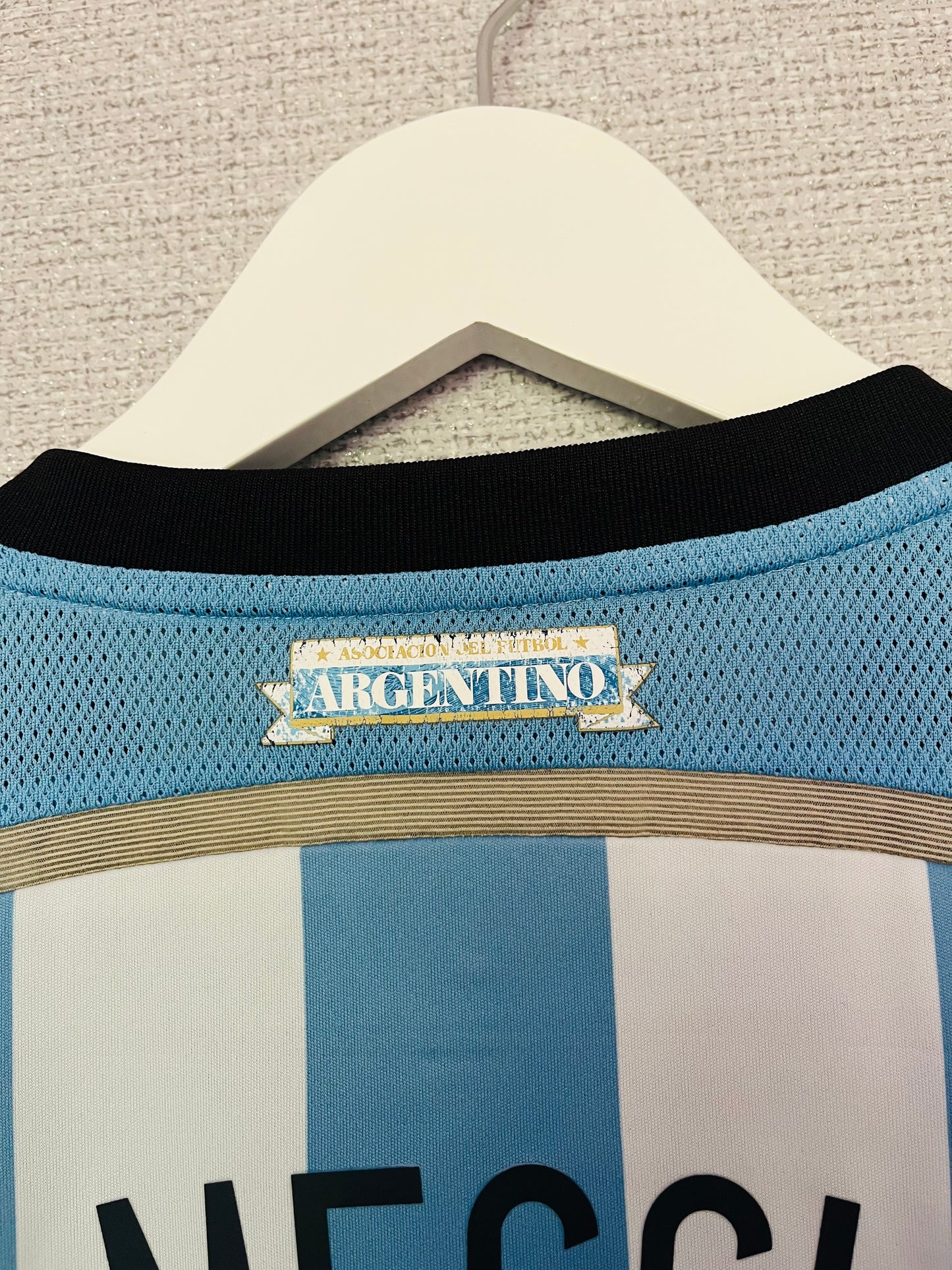 Argentina home football shirt W/C 2014 Messi Large