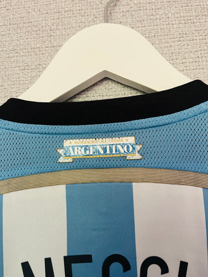 Argentina home football shirt W/C 2014 Messi Large