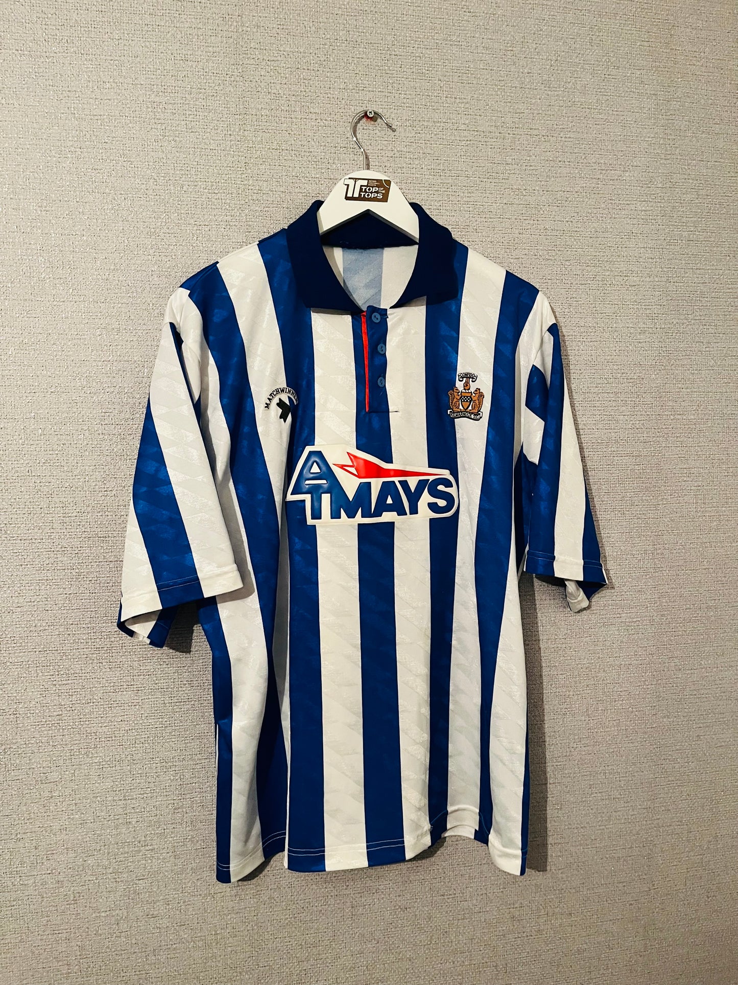 Kilmarnock home football shirt 1991/93 XL