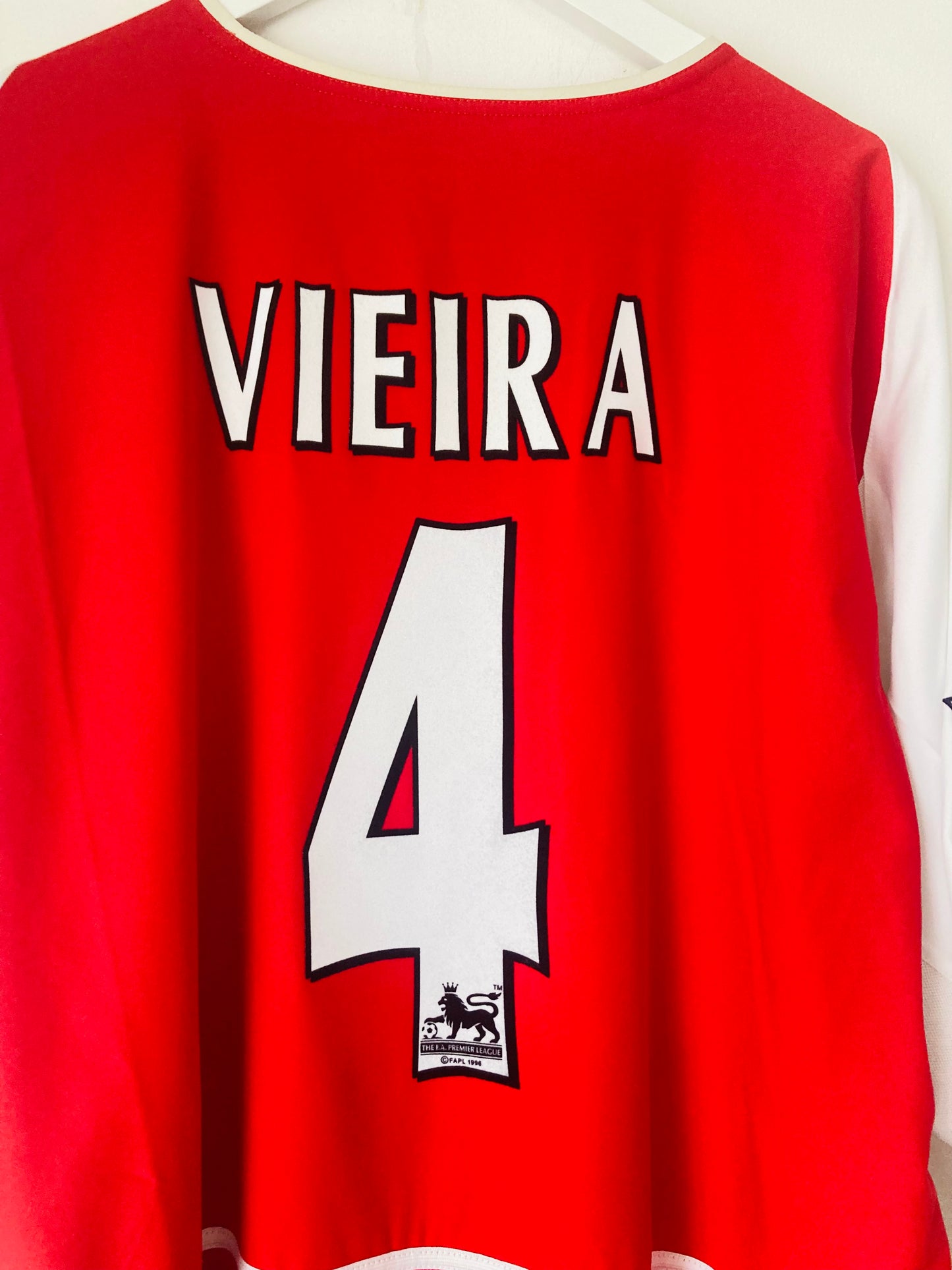 Arsenal home football shirt 2002/04 Vieira XXL