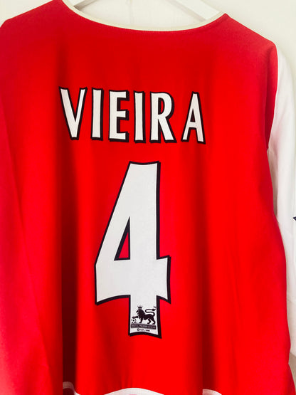 Arsenal home football shirt 2002/04 Vieira XXL