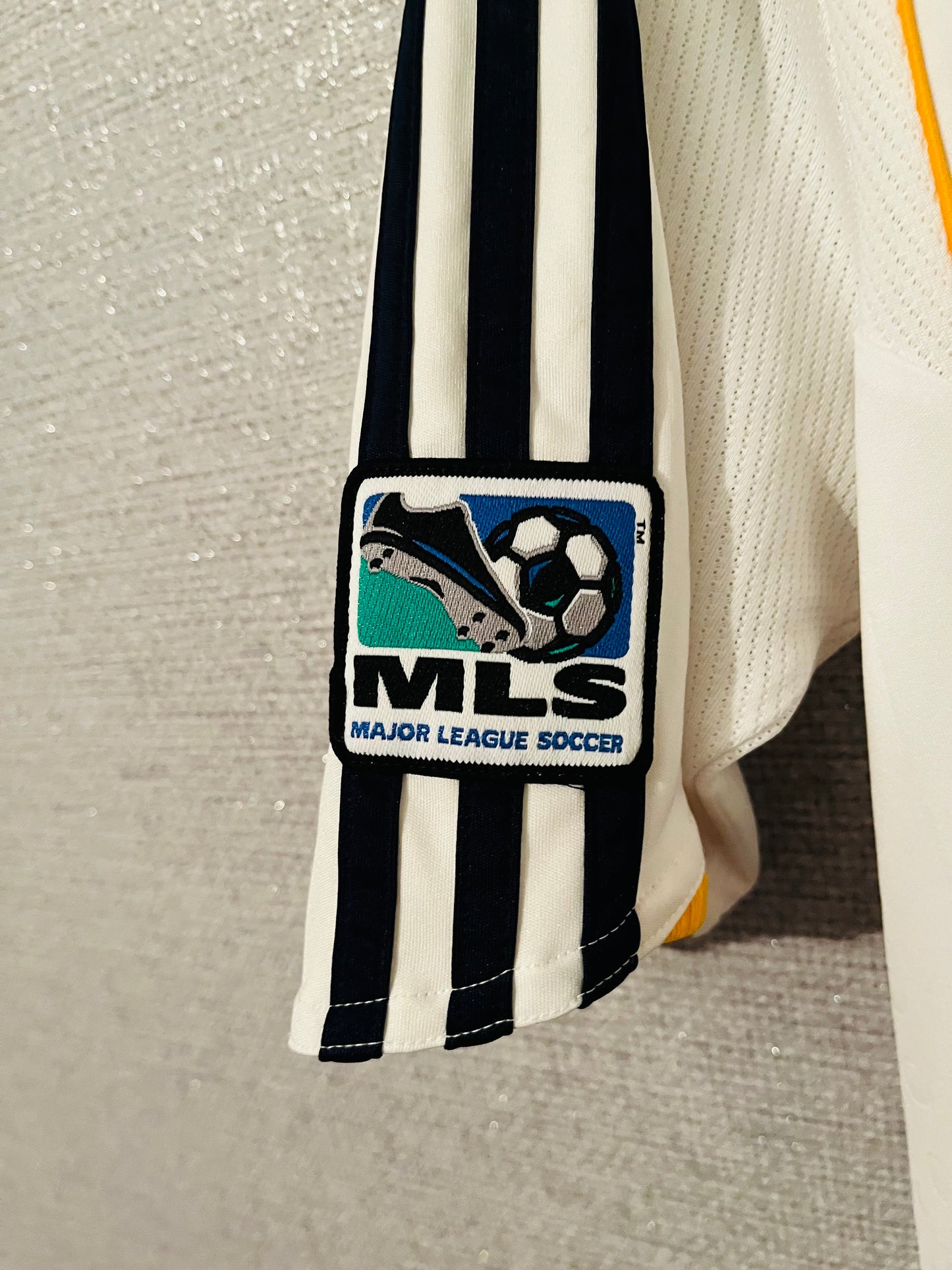 LA Galaxy home football shirt 2008/09 Beckham Medium