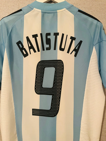 Argentina home football shirt
2002/04 Batistuta Medium