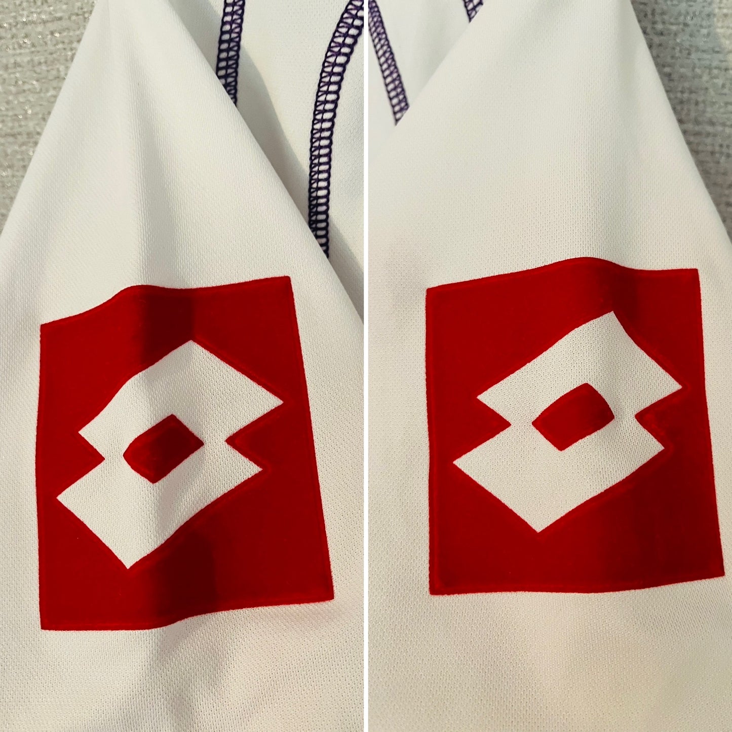 Fiorentina away football shirt 2006/07 Toni Medium