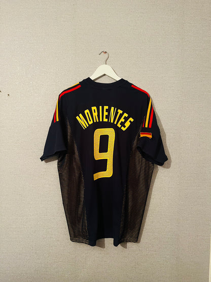 Spain third football shirt 2002/04 Morientes XL