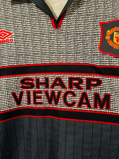 Manchester United away football shirt 1995/96 Beckham XXL