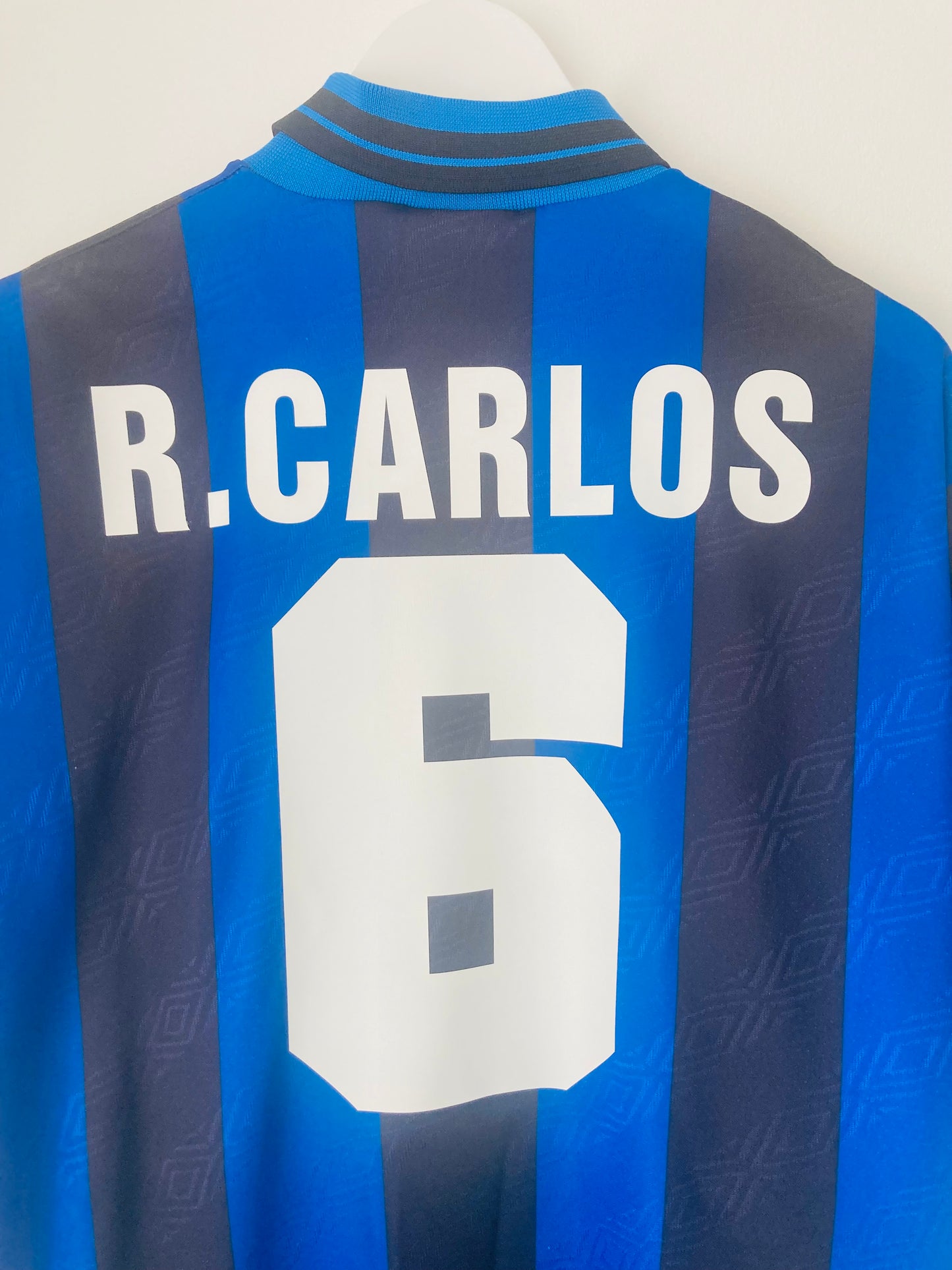 Inter Milan home football shirt 1995/96 Carlos Large
