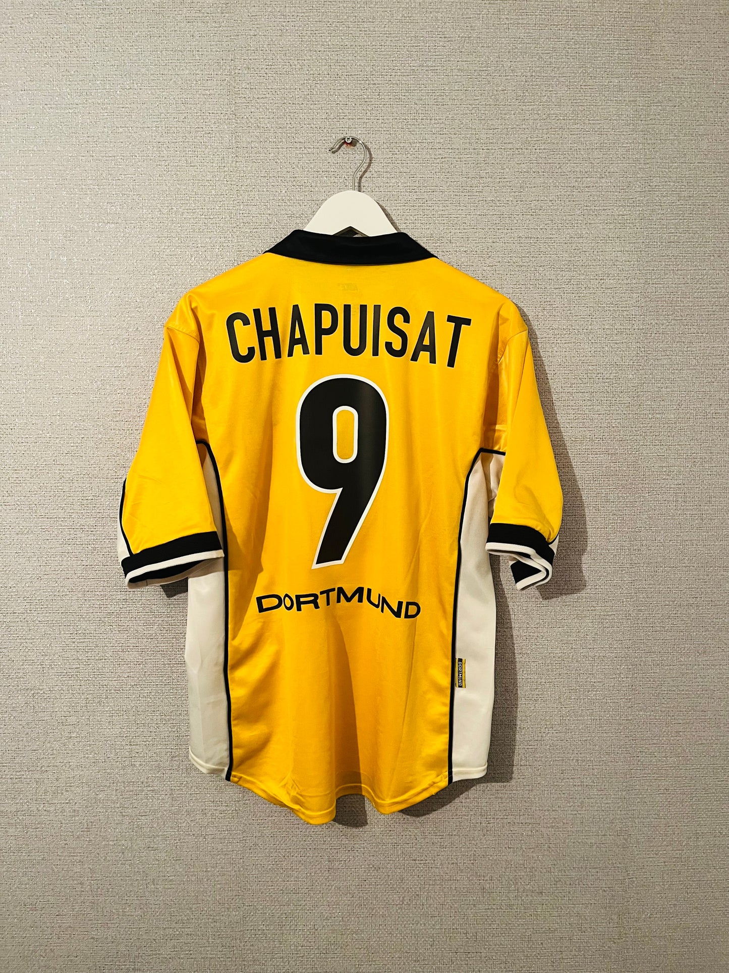 Borussia Dortmund home football shirt 1998/2000 Chapuisat Medium