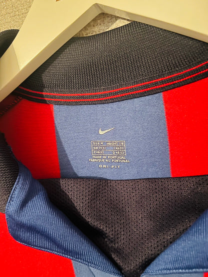 Barcelona home football shirt 2001/02 Kluivert Medium