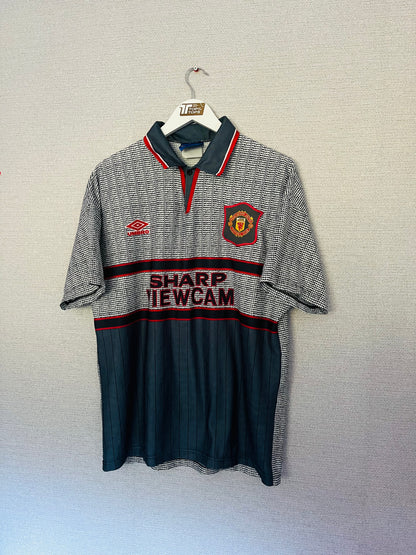 Manchester United away football shirt 1995/96 Scholes Large