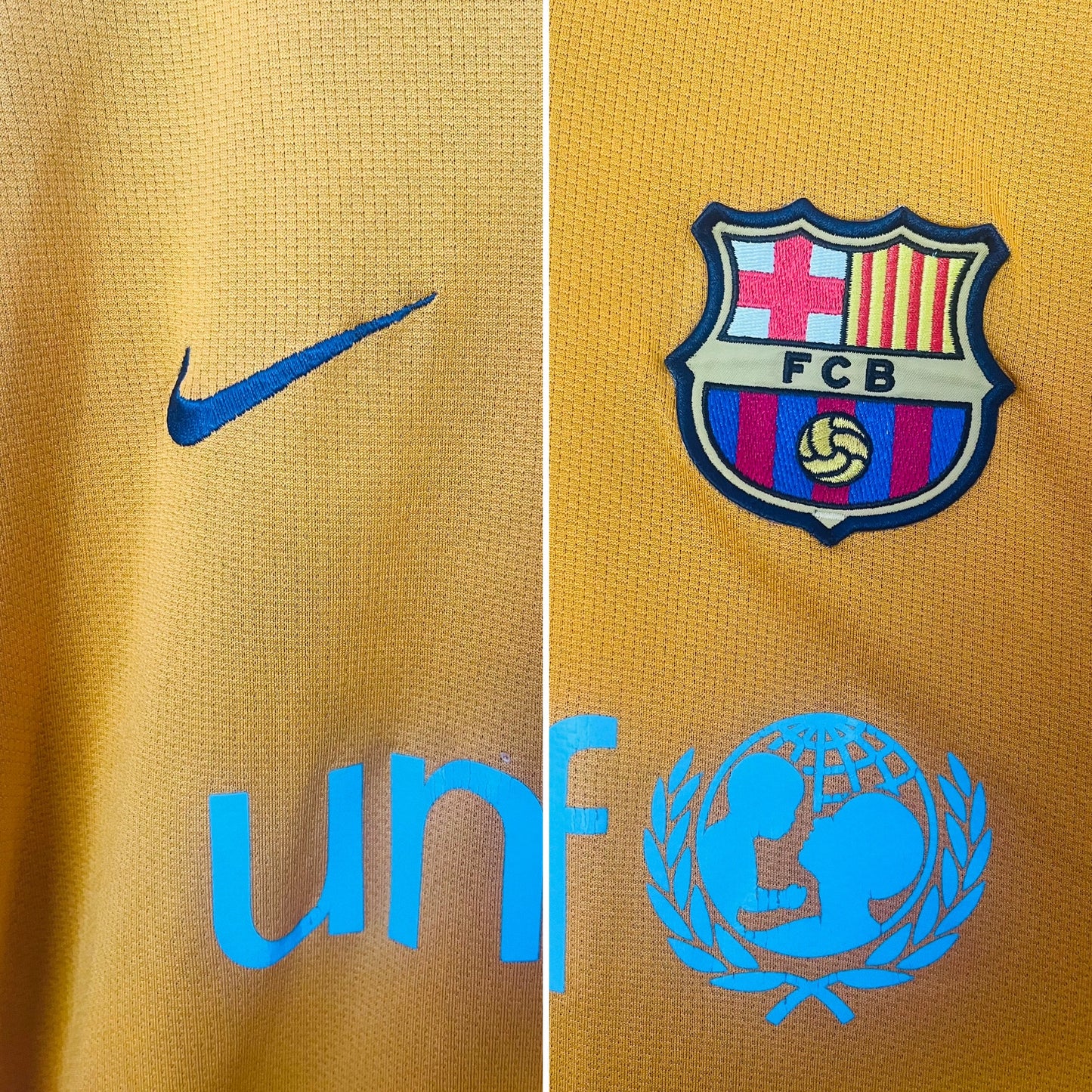 Barcelona away football shirt 2006/07 Ronaldinho Large