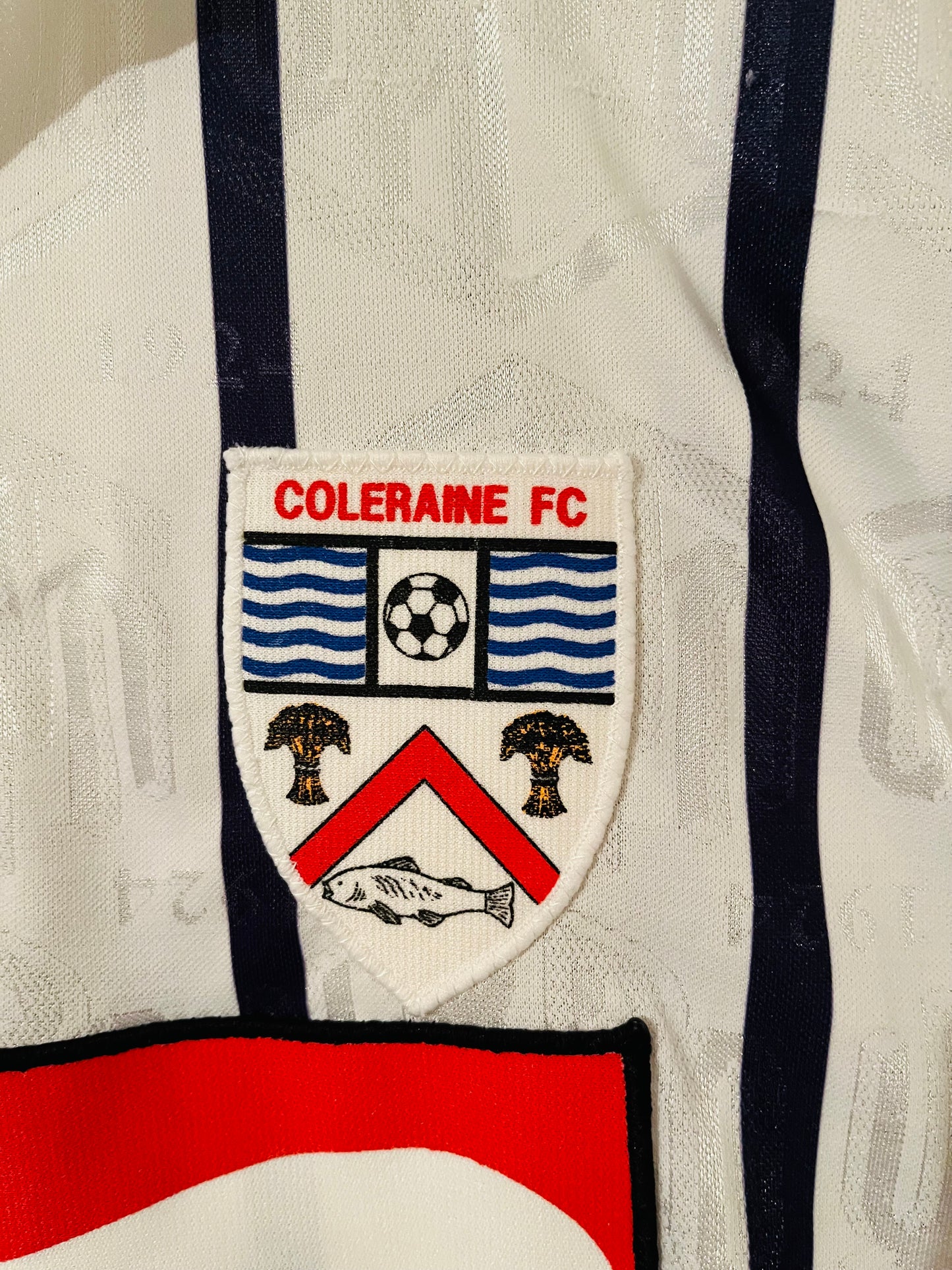 Coleraine home football shirt 1994/95 Medium