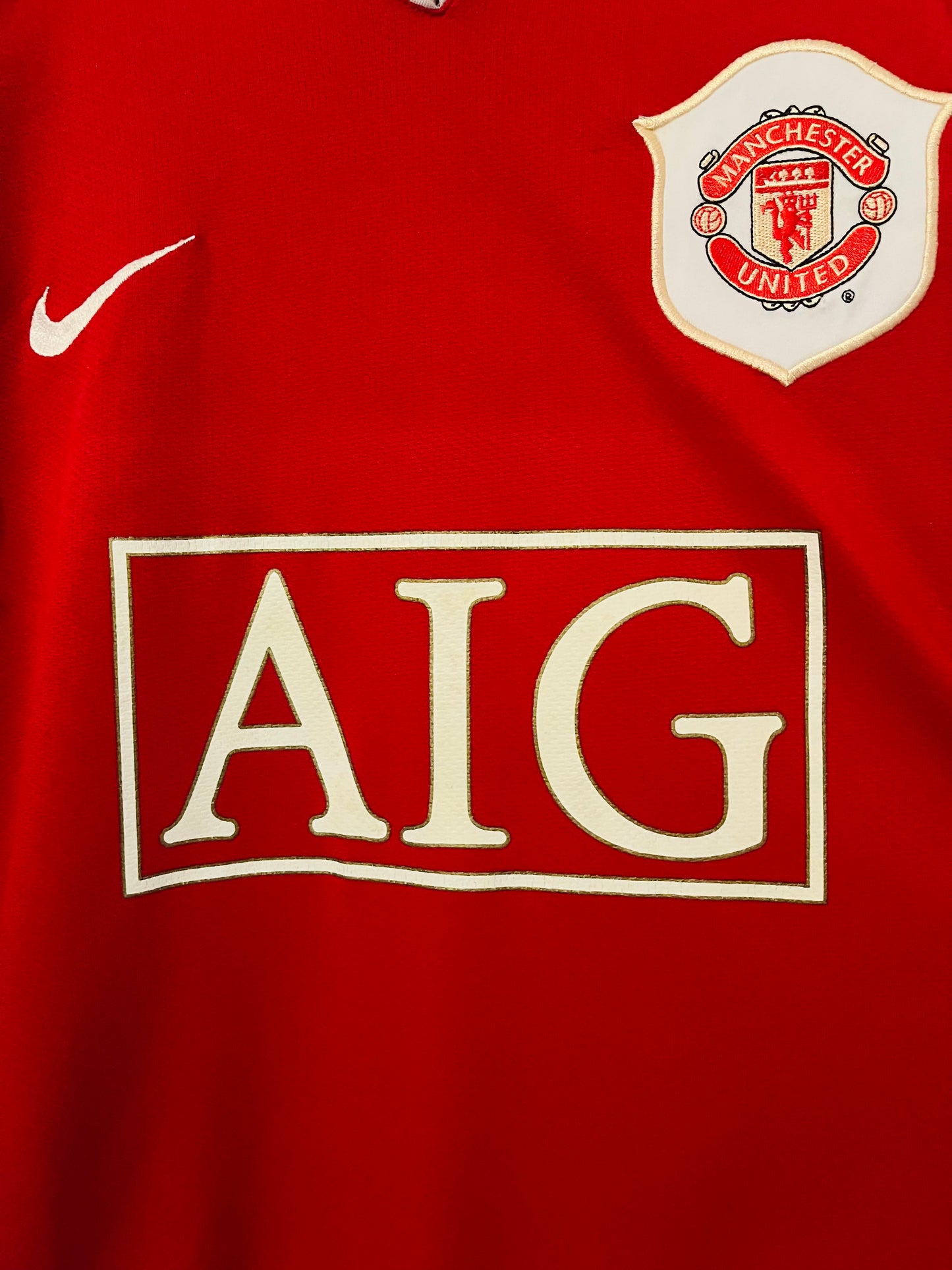 Manchester United home football shirt 2006/07 Solskjaer Medium