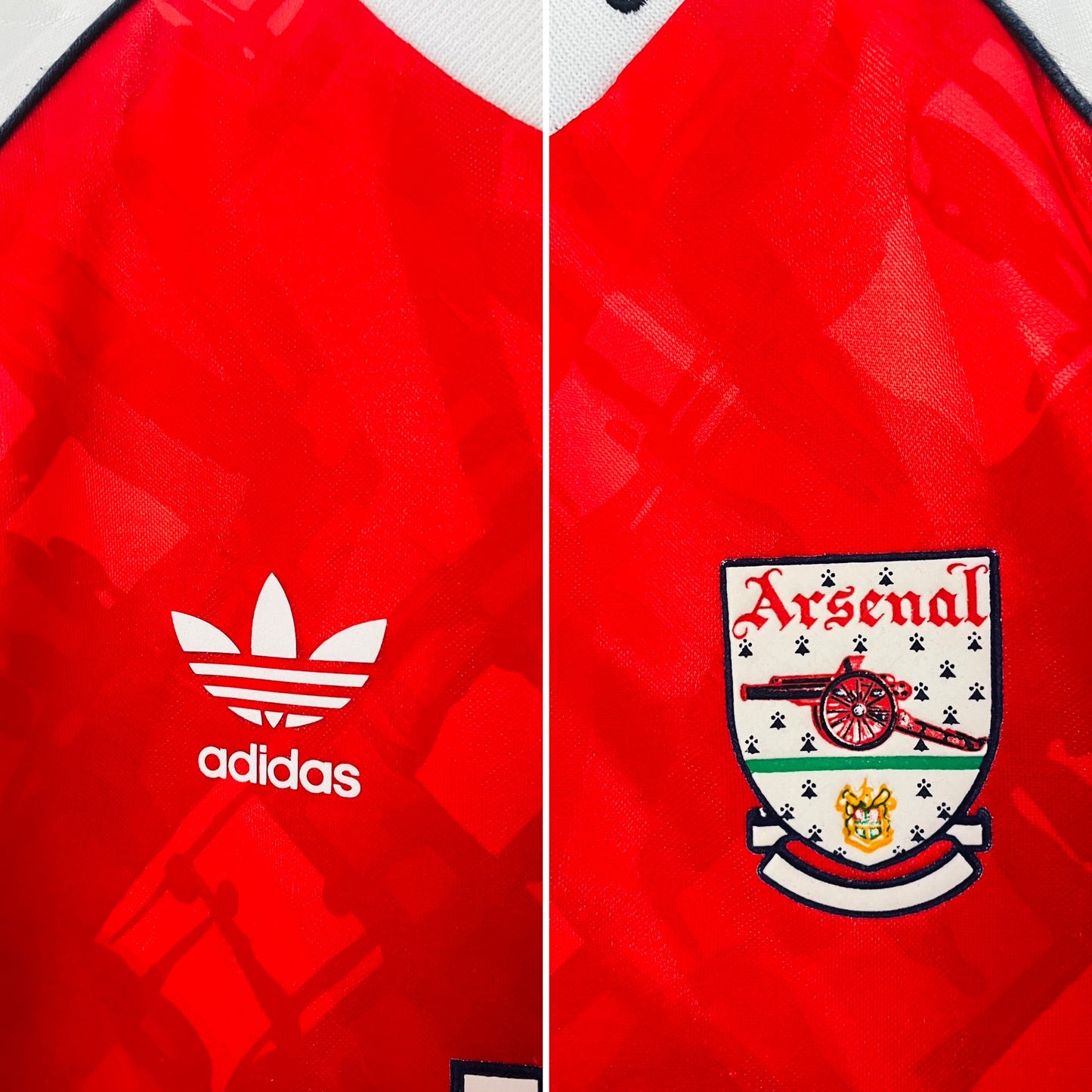 Arsenal home football shirt 1990/92 XL