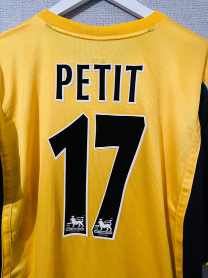 Arsenal away football shirt 1999/2000 Petit XL