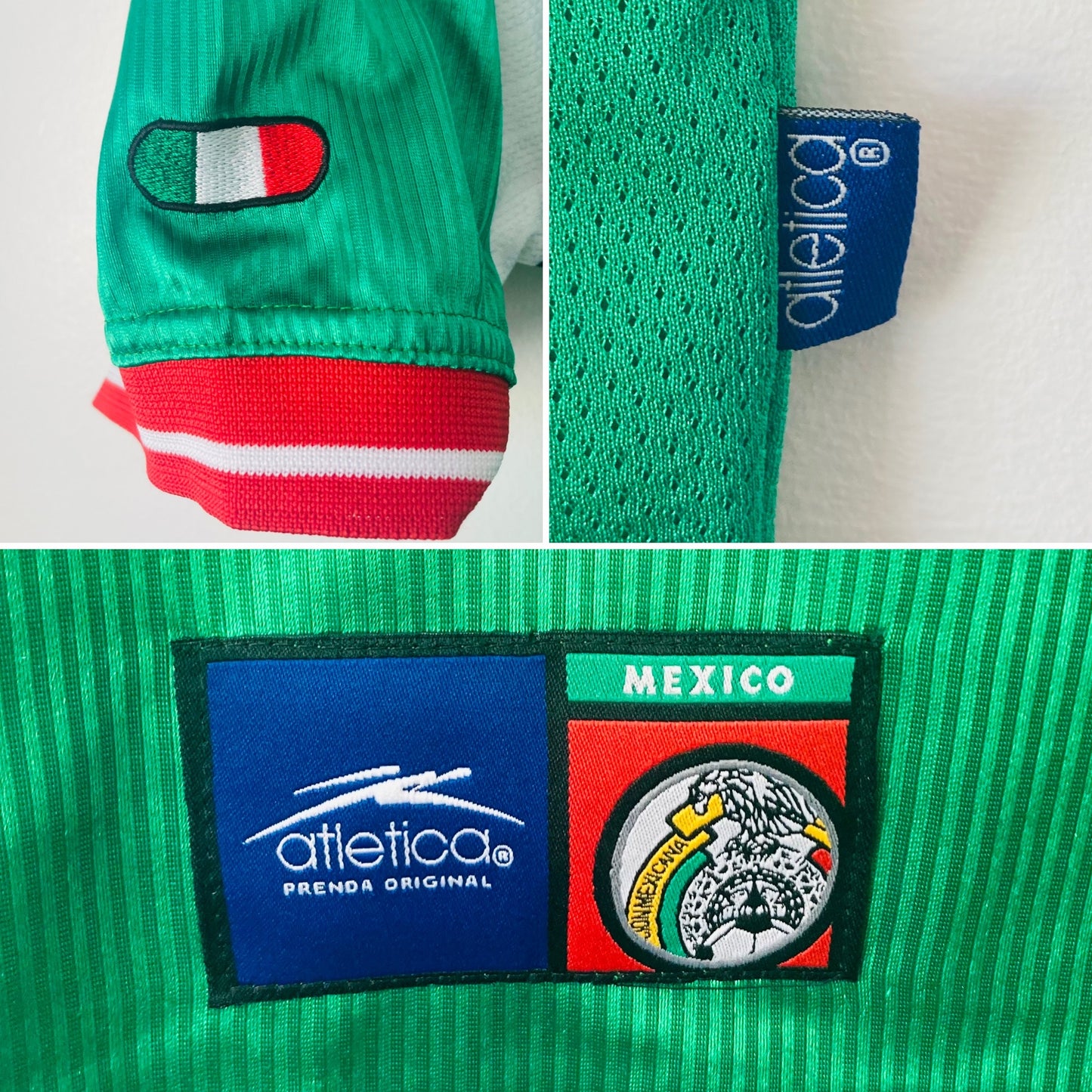 Mexico home football shirt 2000/01 Marquez XL