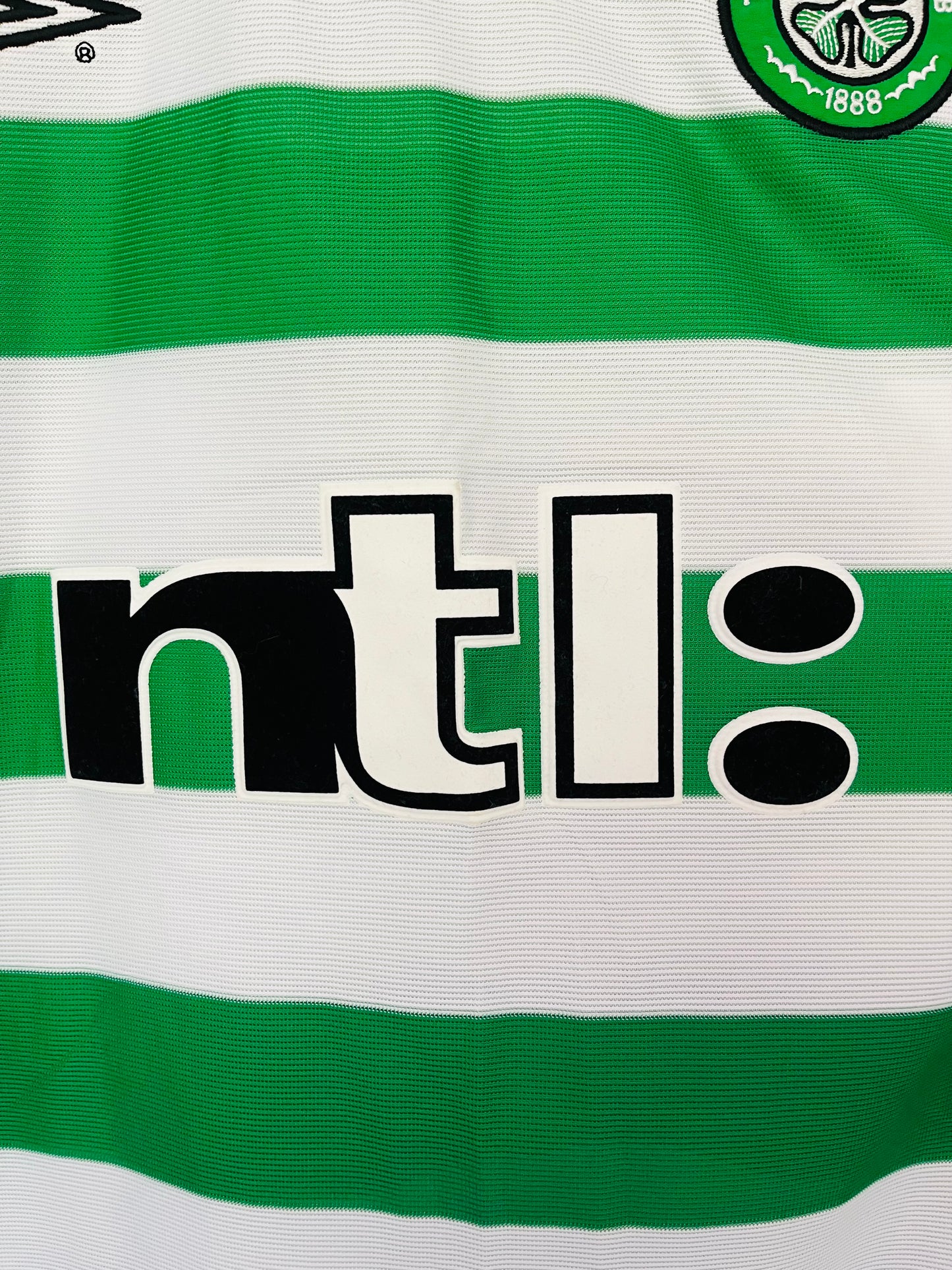 Glasgow Celtic home football shirt
2001/03 Larsson XL