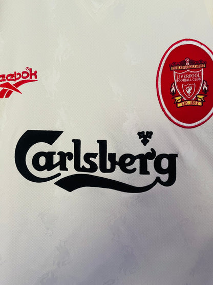 Liverpool away football shirt 1996/97 Fowler Large