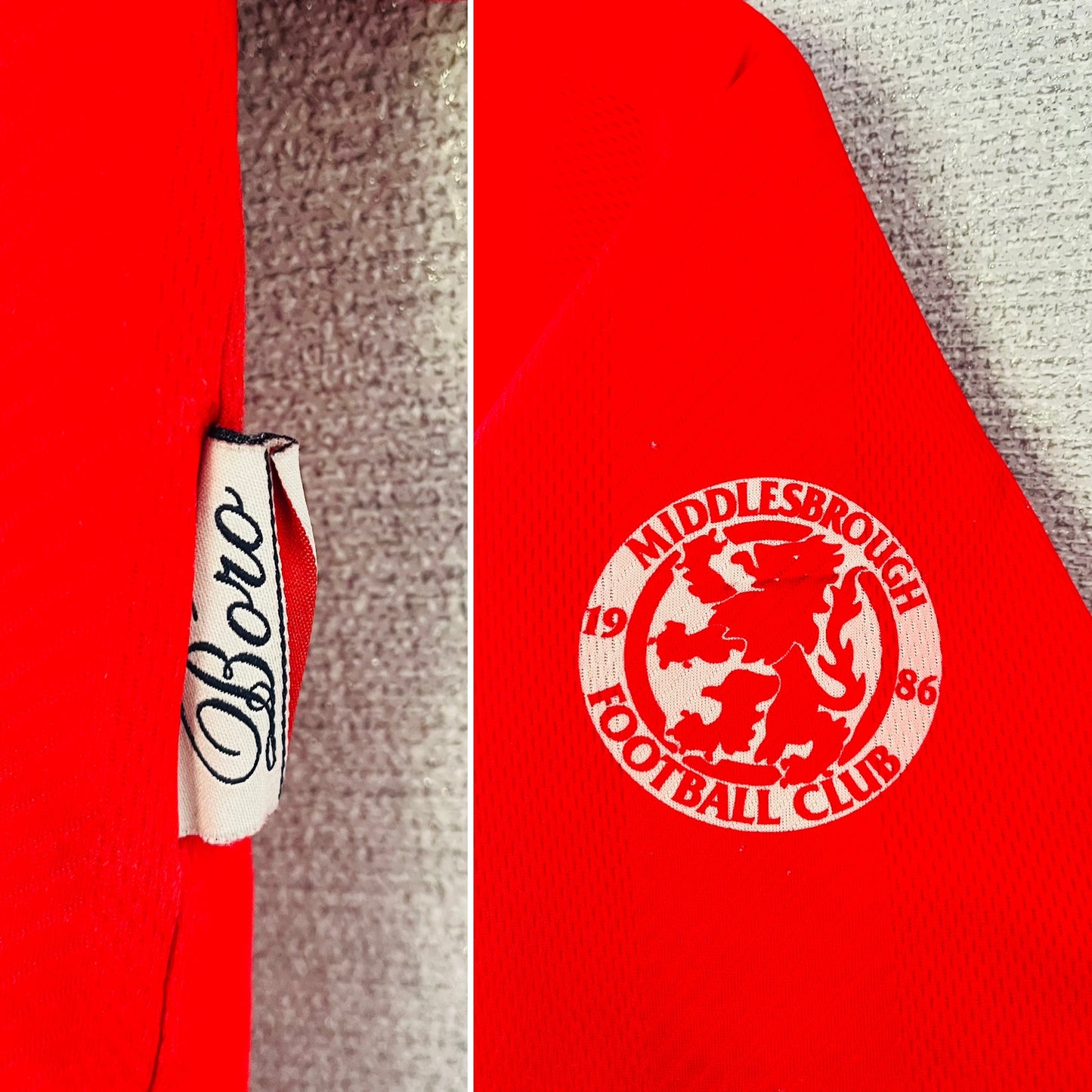 Middlesbrough home football shirt 1996/97 Ravanelli Large