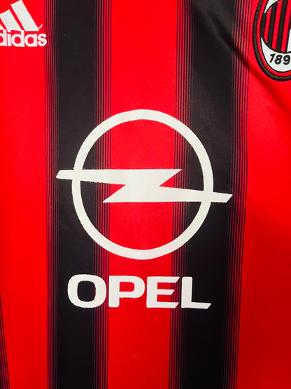 AC Milan home football shirt 2004/05 Maldini Large