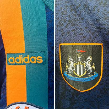 Newcastle United away football shirt 1997/98 Asprilla Large