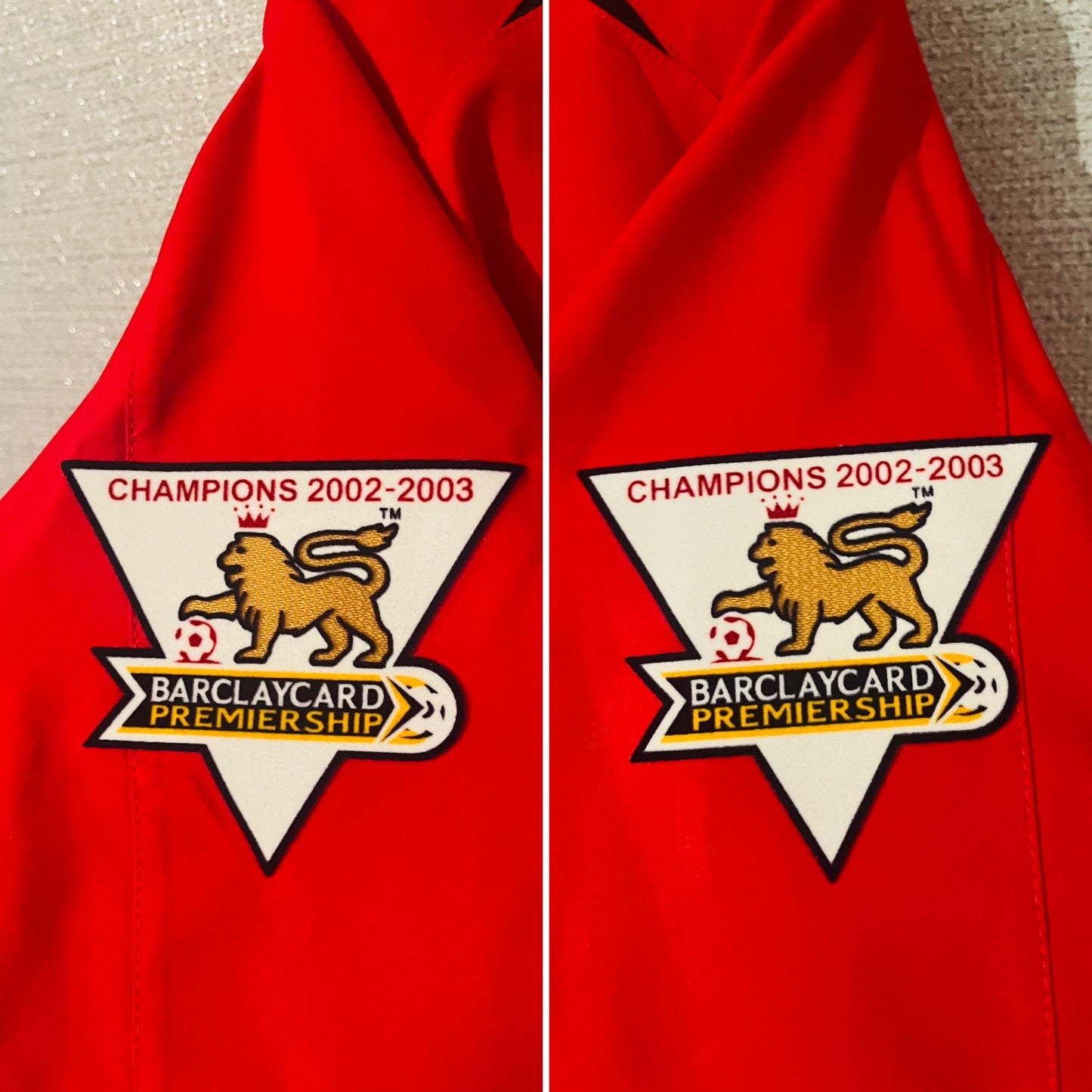 Manchester United home football shirt 2003/04 CR7 medium