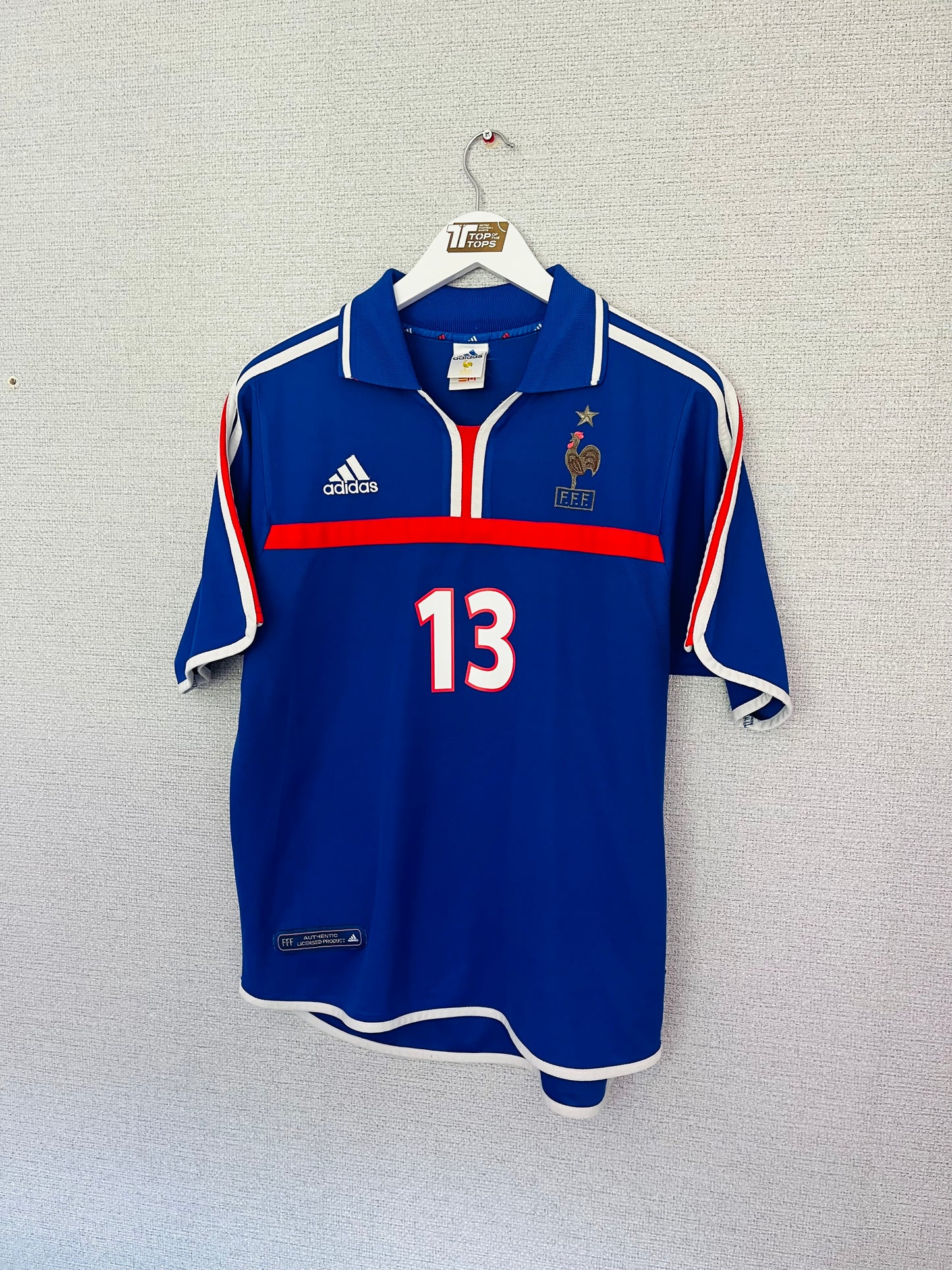 France home football shirt Euro 2000 Wiltord Medium