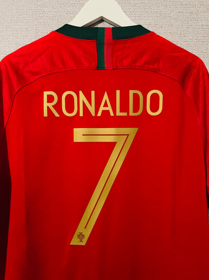 Portugal home football shirt 2018/19 CR7 XL