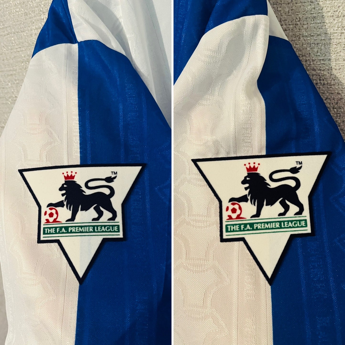 Blackburn Rovers home football shirt 1998/2000 Flitcroft Large