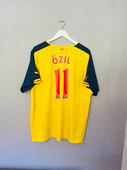 Arsenal away football shirt 2014/15 Ozil XXL