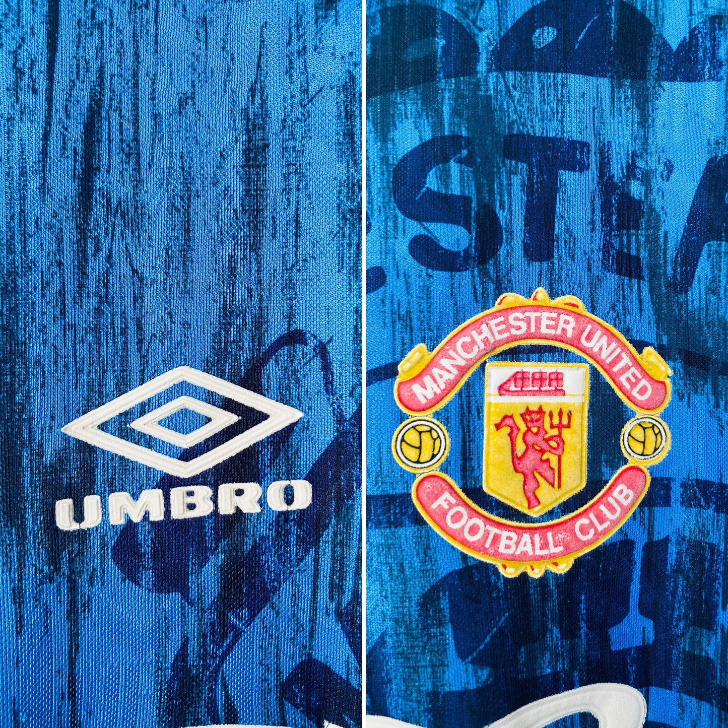 Manchester United away football shirt 1992/93 Cantona Large