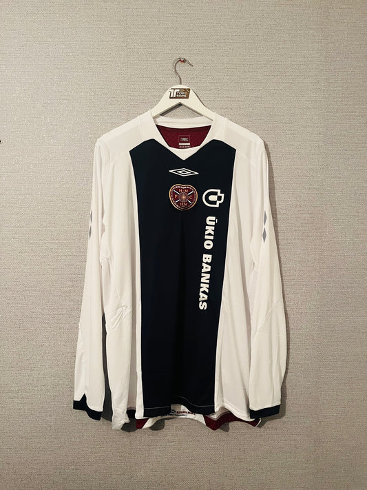 Heart of Midlothian Hearts away football shirt
2008/08 XXL BNWTs L/S
