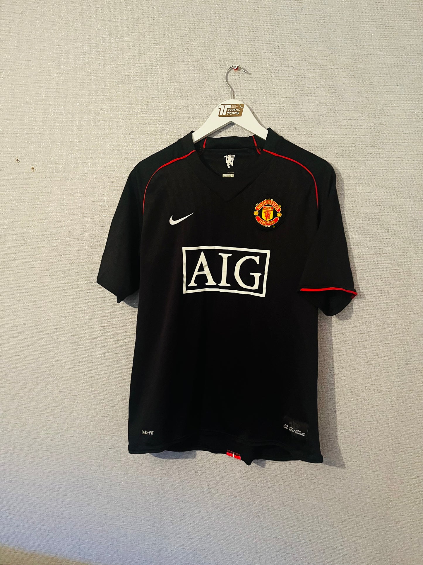 Manchester United away football shirt 2007/08 CR7 Large