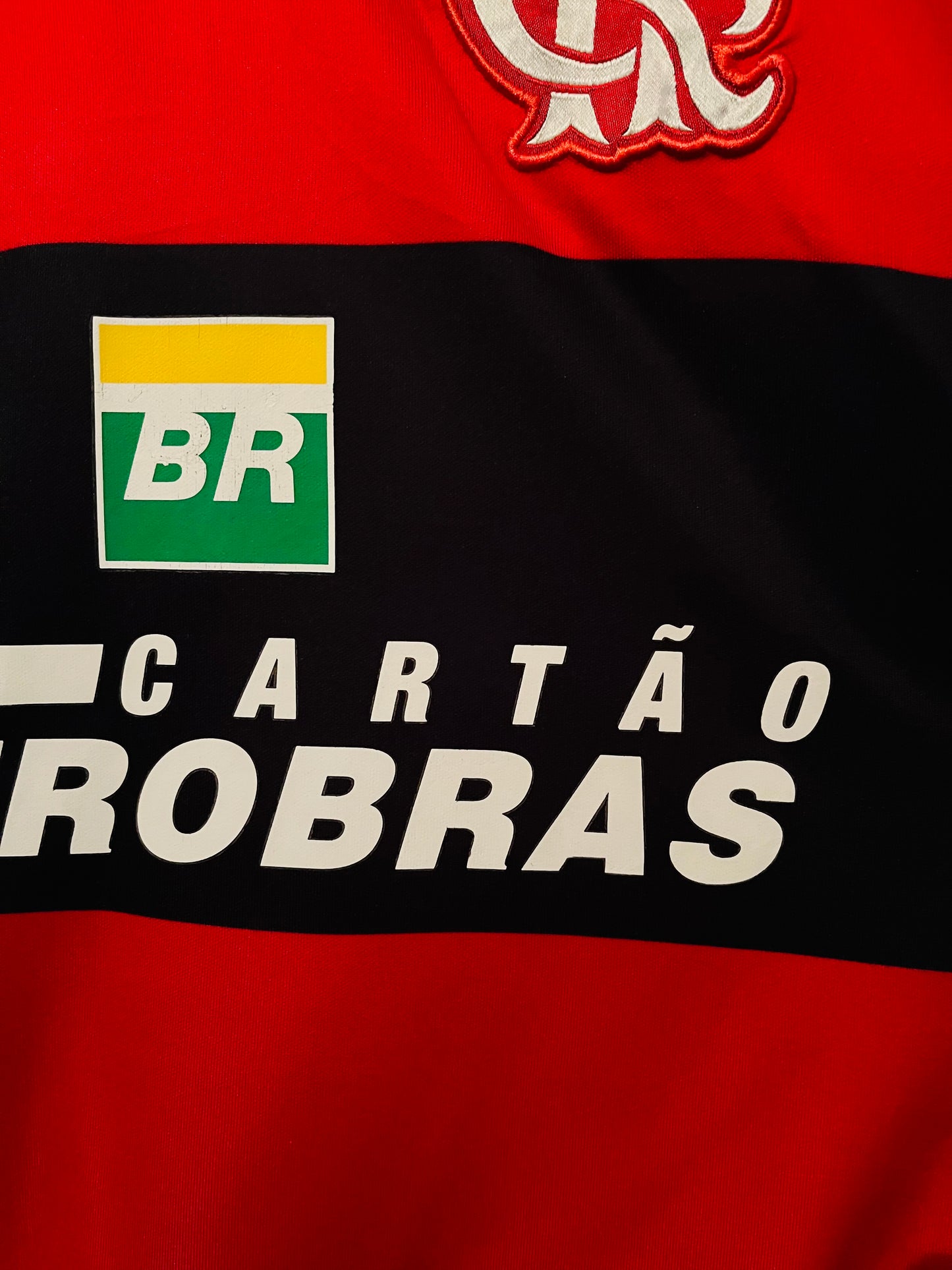 Flamengo home football shirt 2007/08 Juninho Large
