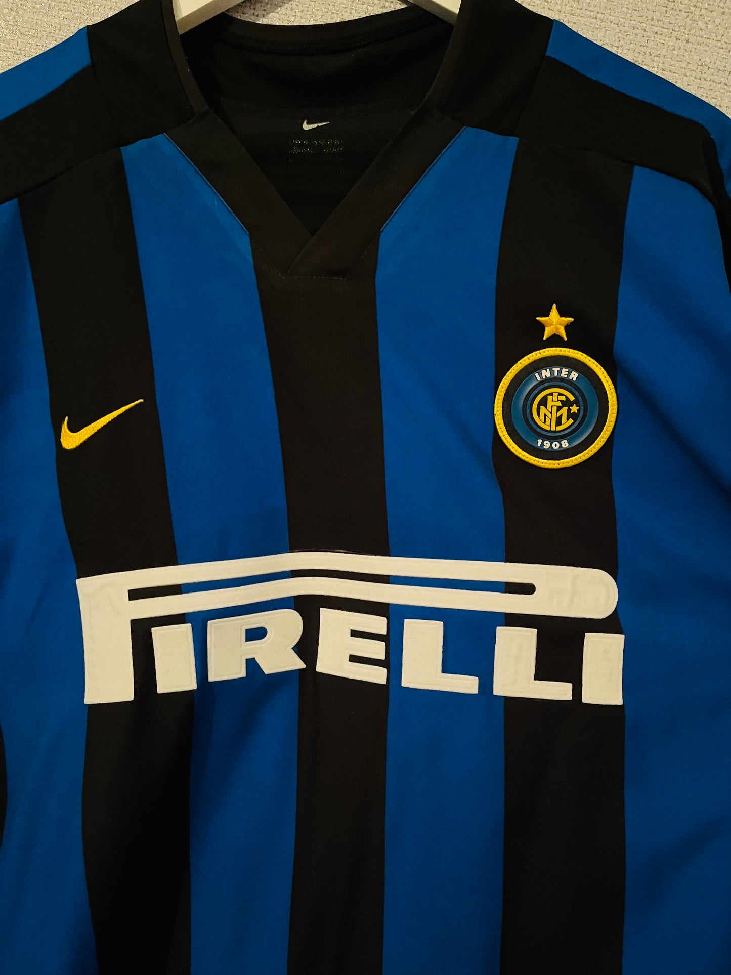 Inter Milan home player spec football shirt 2002/03 Batistuta XL