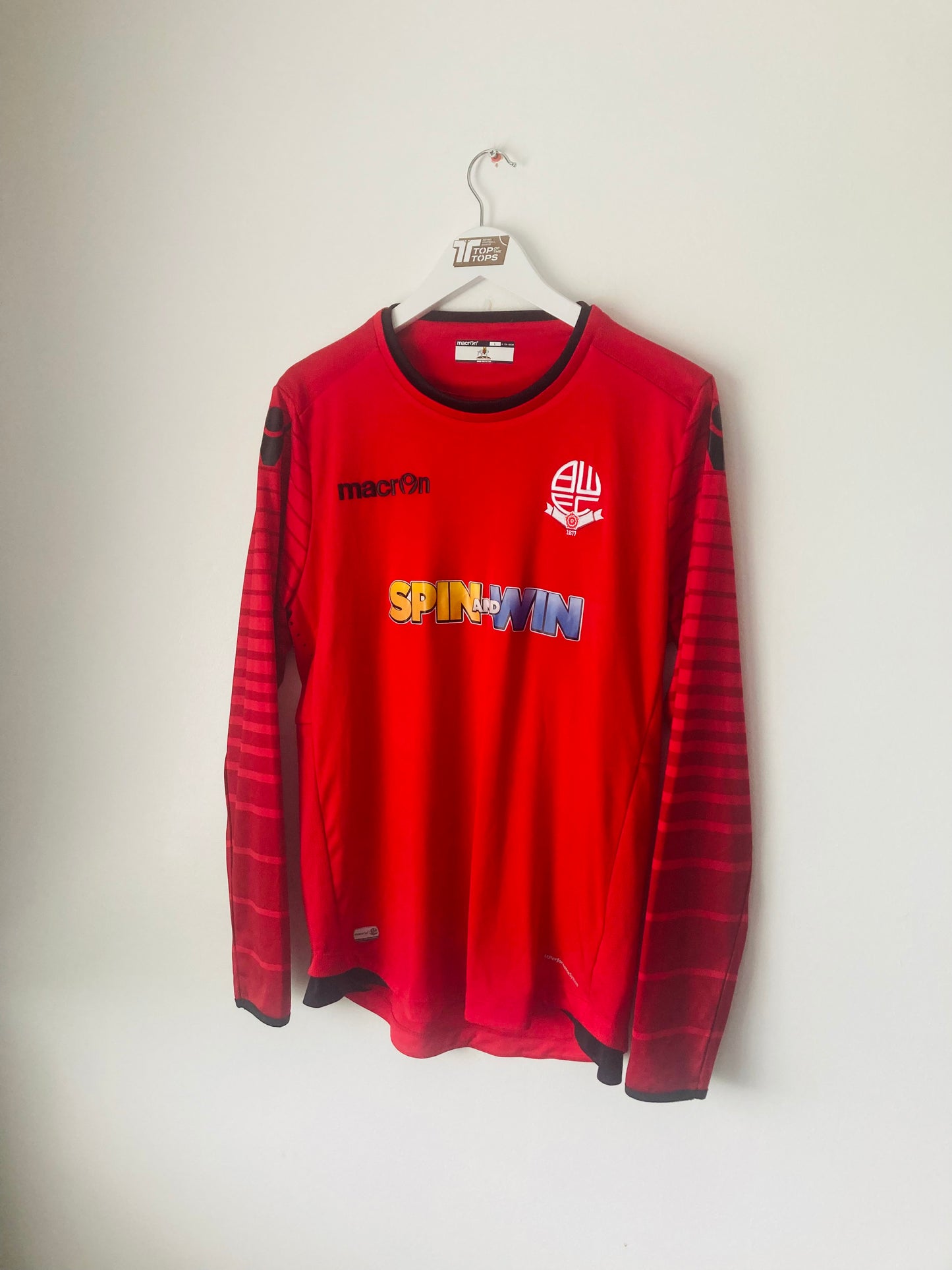 Bolton Wanderers goalkeeper football shirt 2016/17 Large