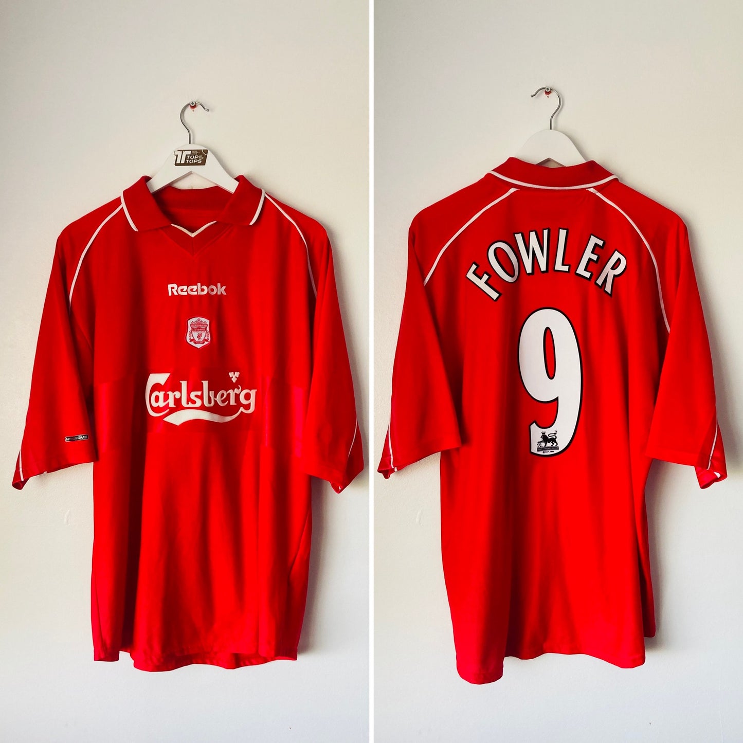 Liverpool home football shirt
2000/02 Fowler XXL