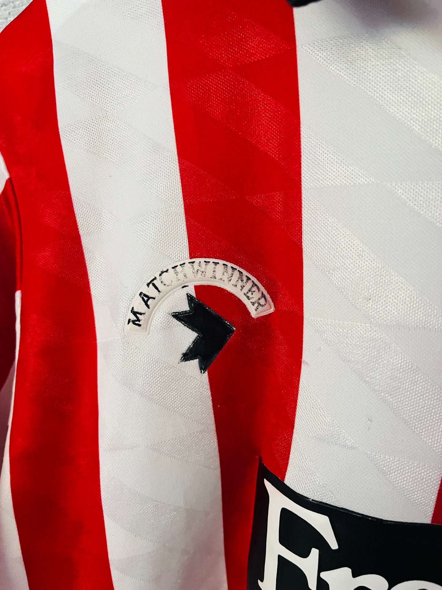 Stoke City home football shirt 1990/91 Medium
