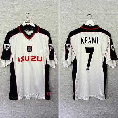Coventry City away football shirt 1999/2000 Keane XL