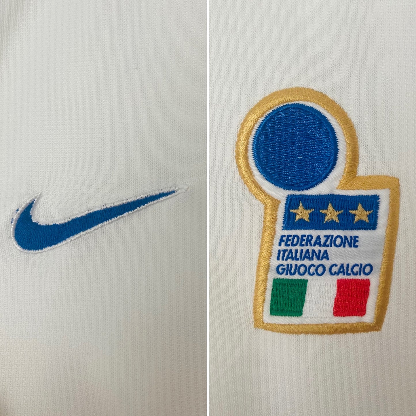Italy away football shirt W/C 1998 Baggio Small