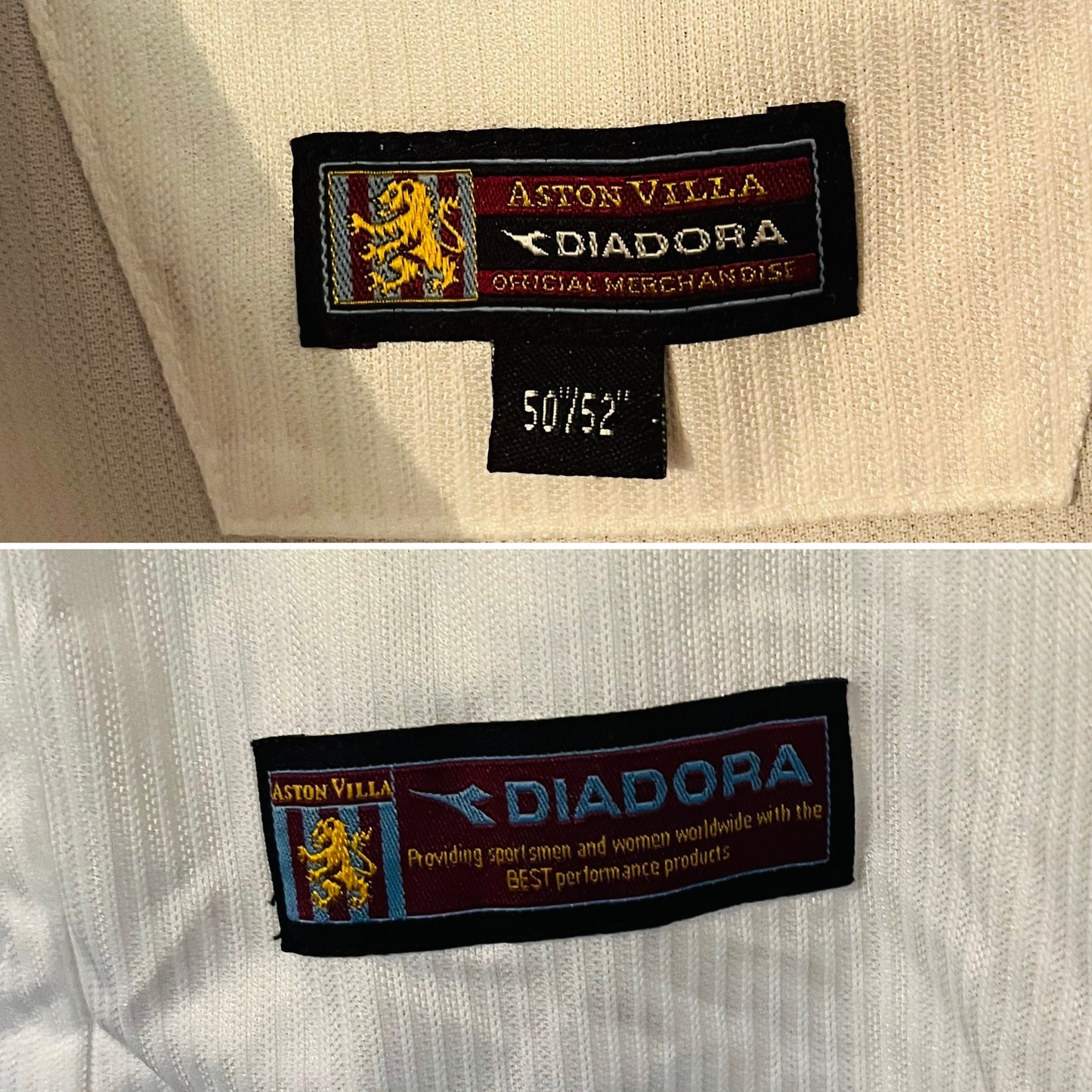 Aston Villa away football shirt 2002/03 Angel XXXL