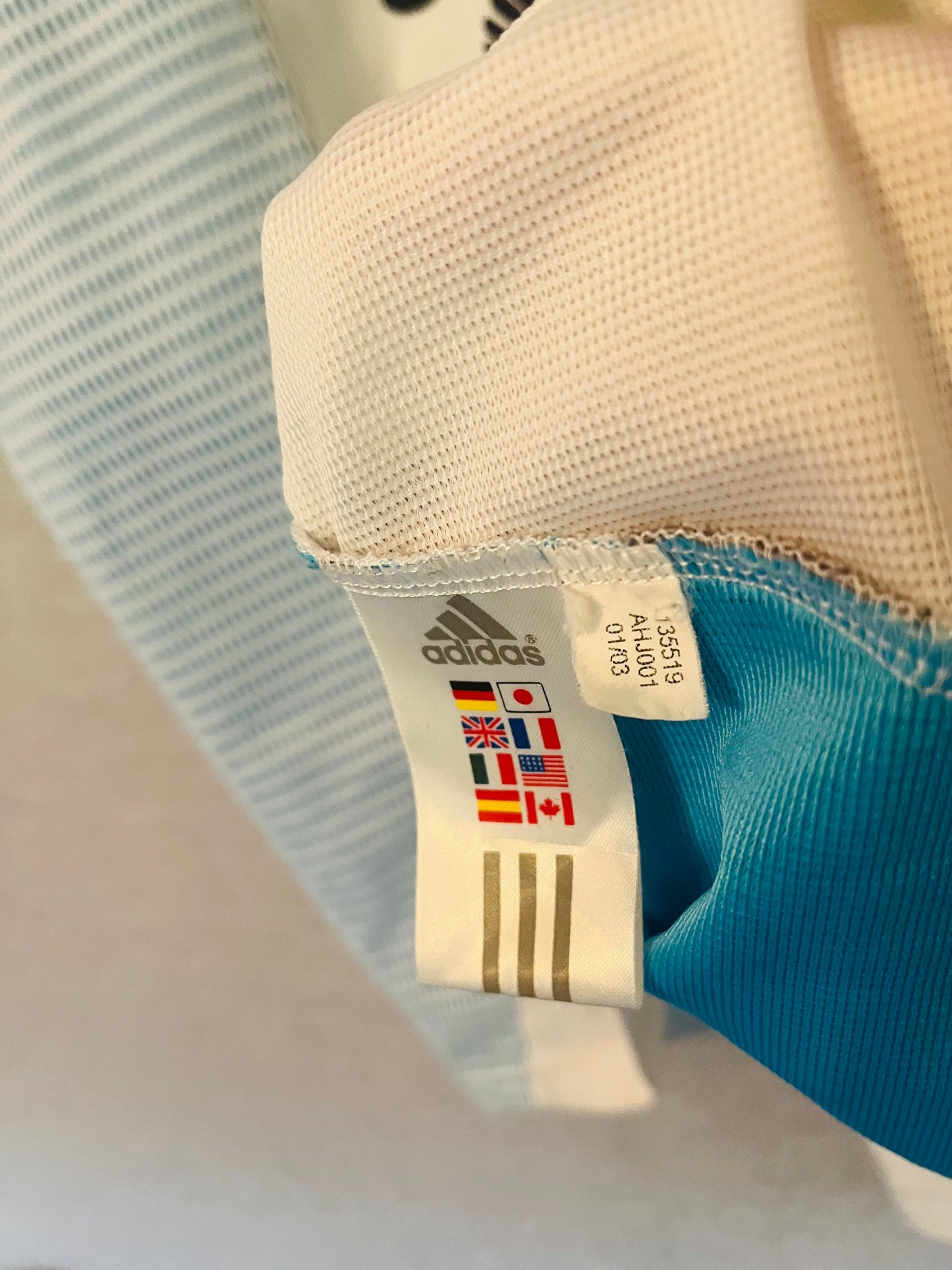 Olympique Marseille home football shirt 2002/03 Large